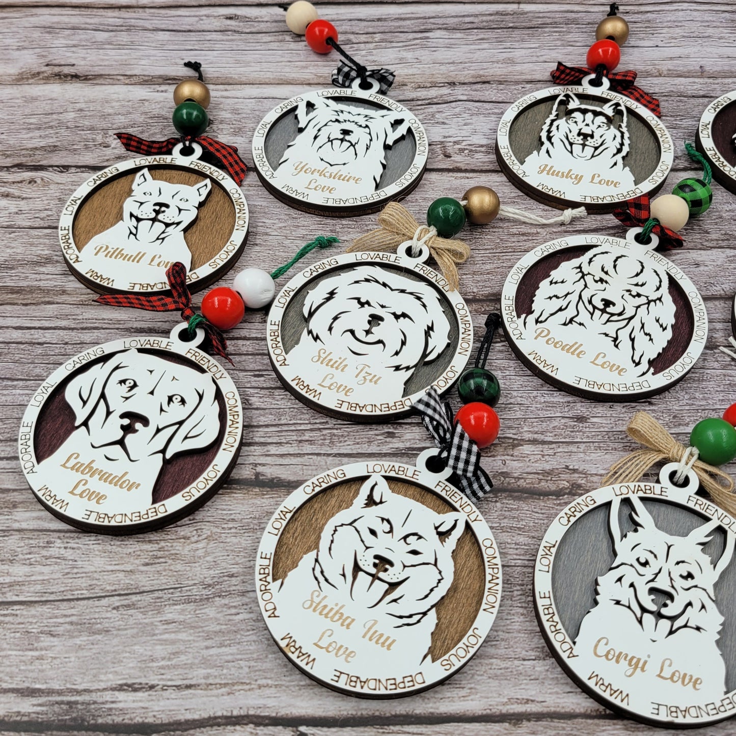 Personalized Dog Lover's Ornament