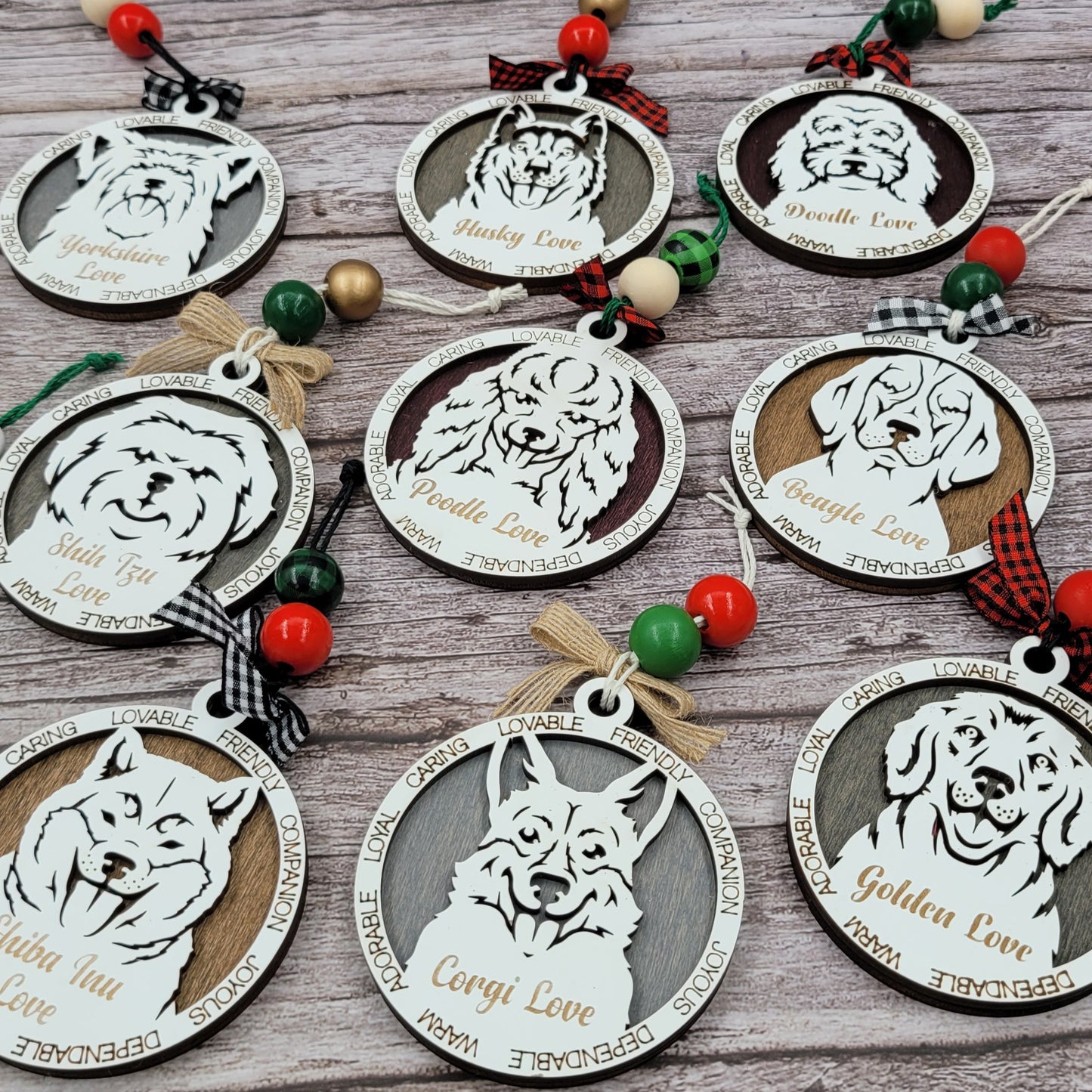 Personalized Dog Lover's Ornament