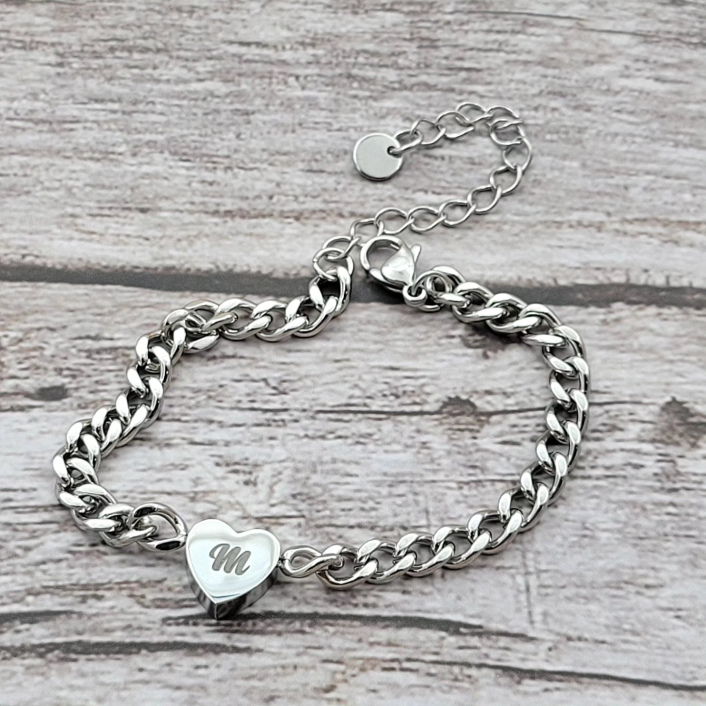 Silver Heart Bracelet