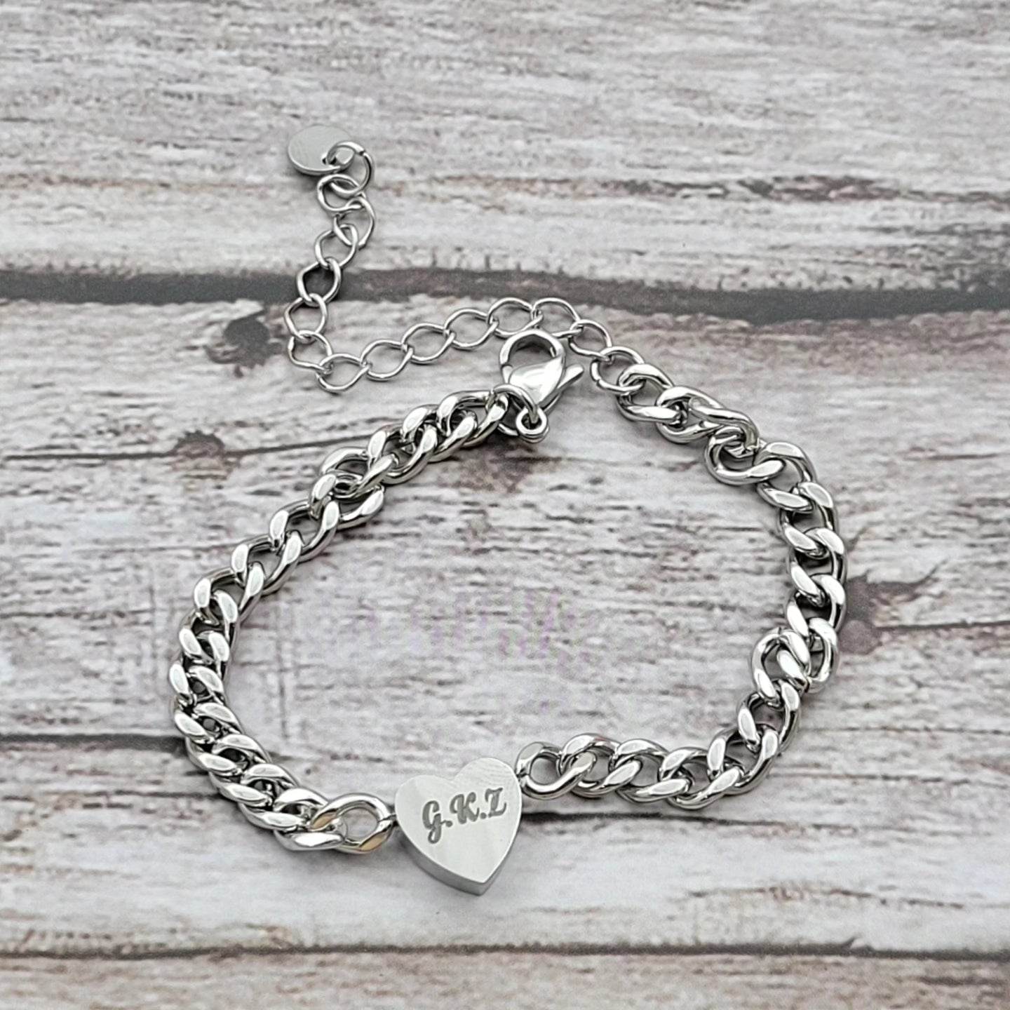 Silver Heart Bracelet